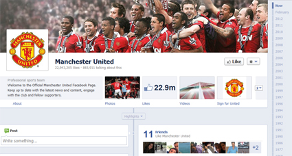 manchester united facebook timeline manchester united facebook timeline