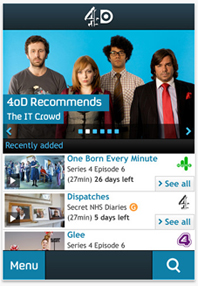 4oD iphone app