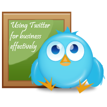 using twitter for business