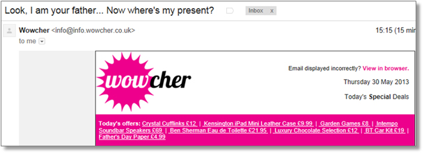 wowcher email