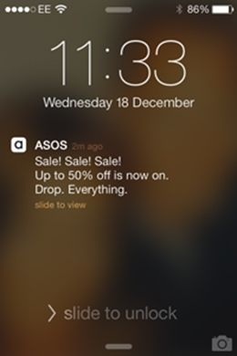 ASOS push